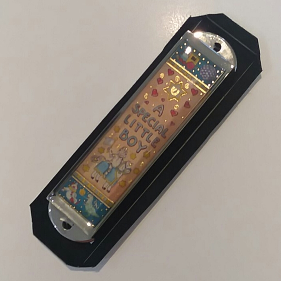Enamel Mezuzah including scroll - Picture 2 of 3
